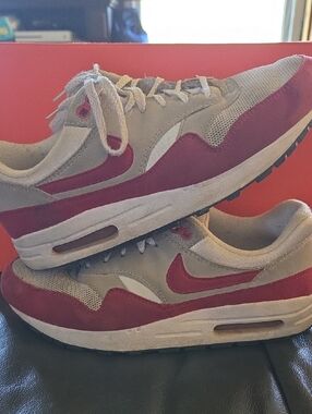 Nike Youth White and Red